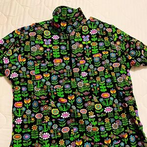 Nooworks Work Shirt Awesome Blossom Print unisex